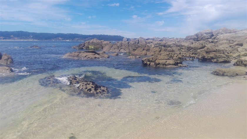 Playa Area de Bon, Bon de Arriba, Pontevedra, España