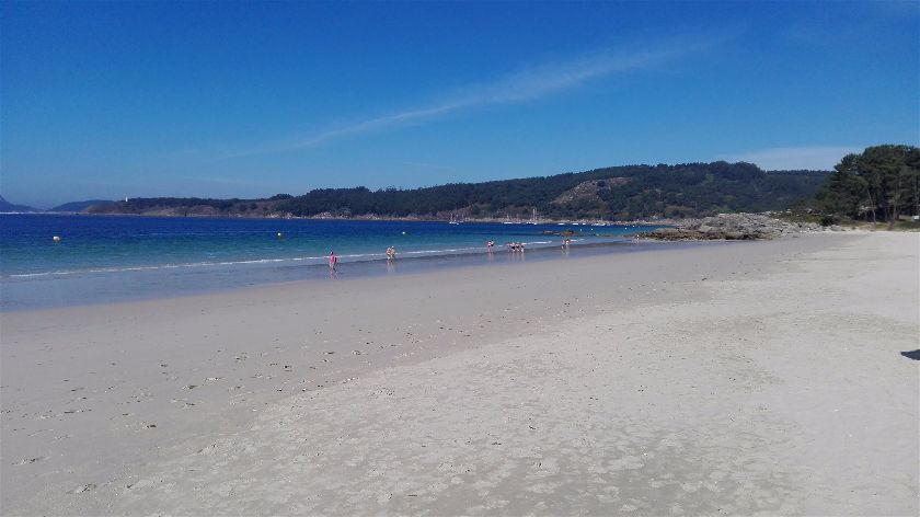 Playa Nerga, Cangas, Pontevedra, España