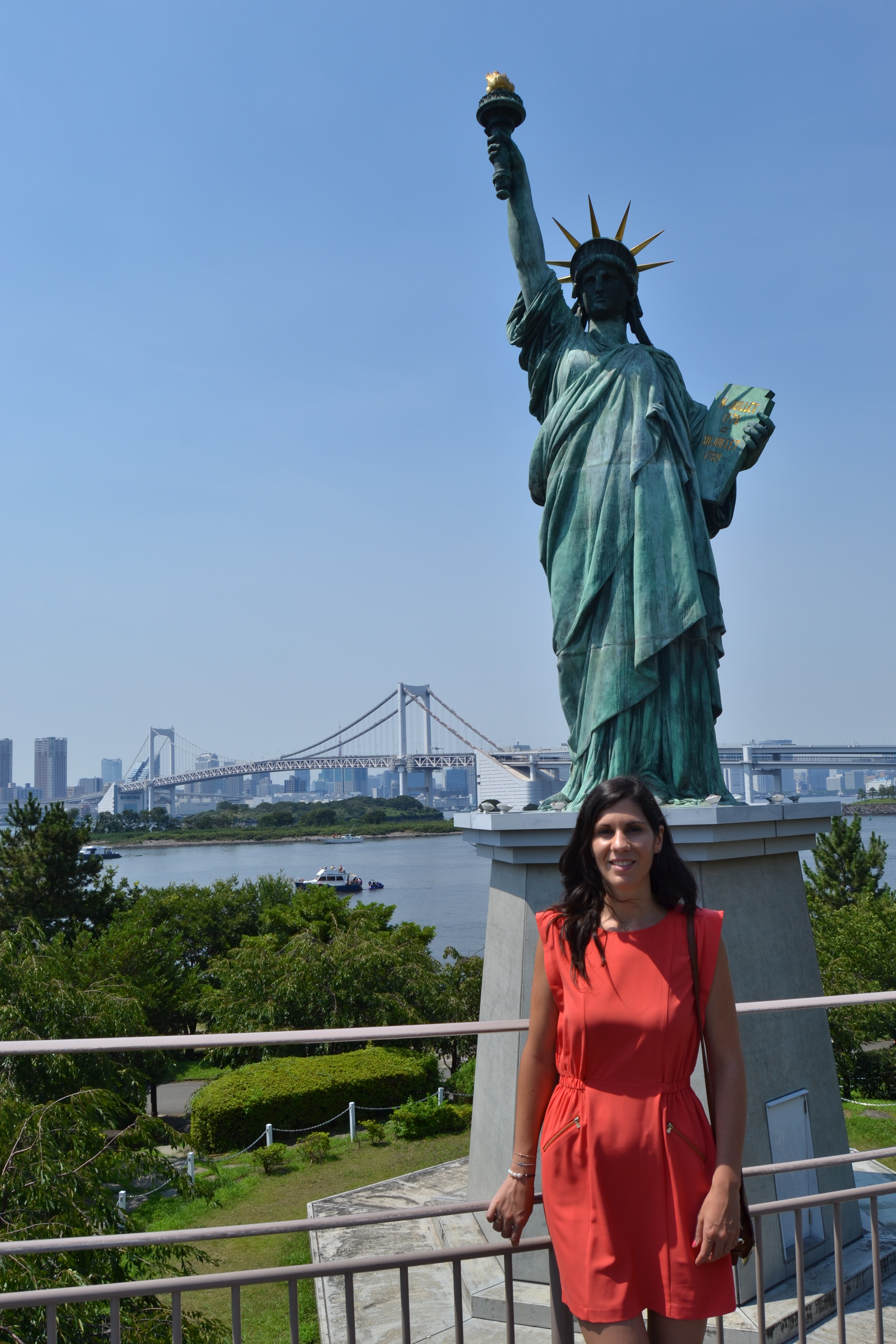 Estatua Libertad, Odaiba, Tokyo, Japon