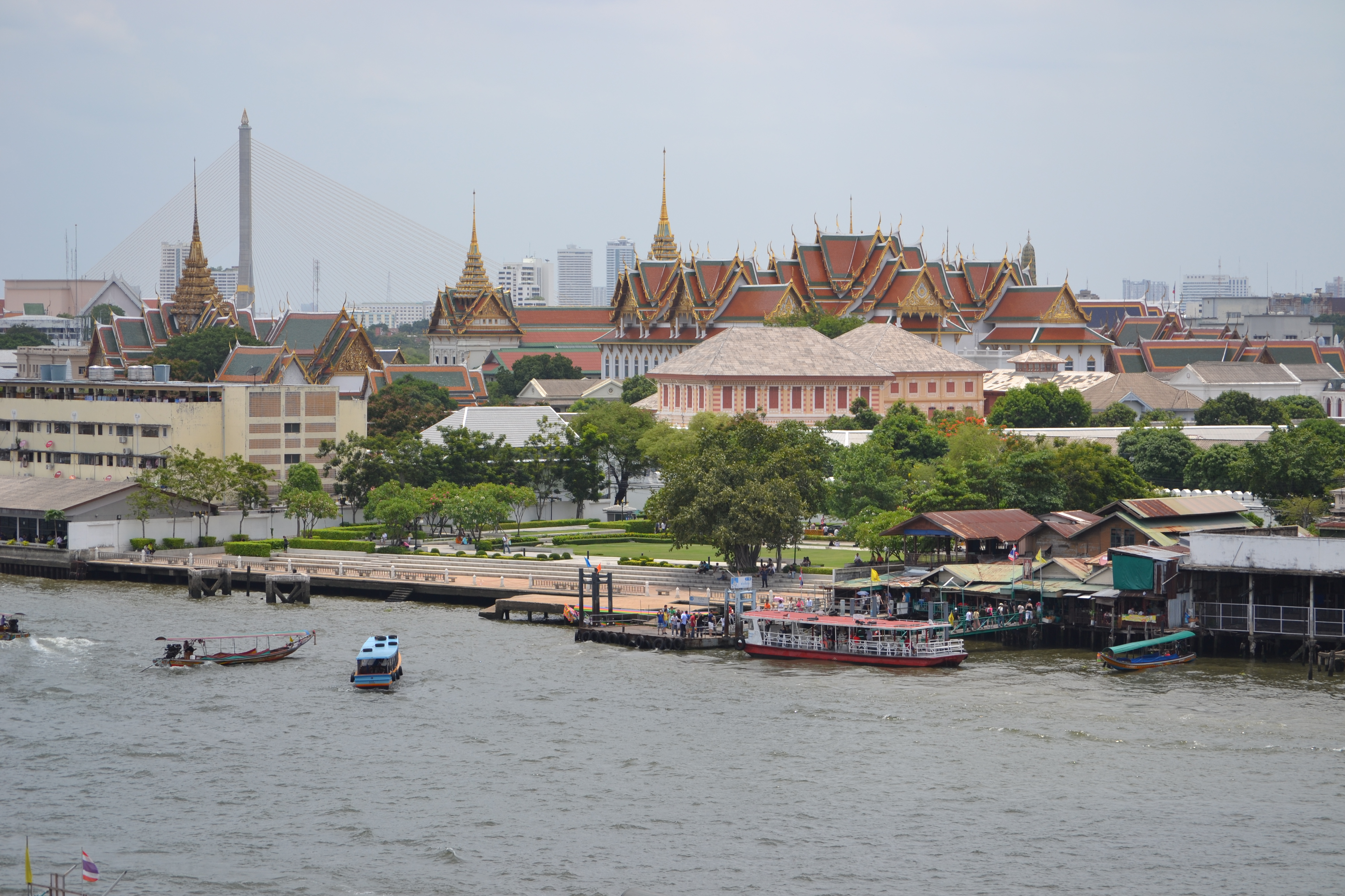 Vistas Wat Arun, Bangkok, Tailandia