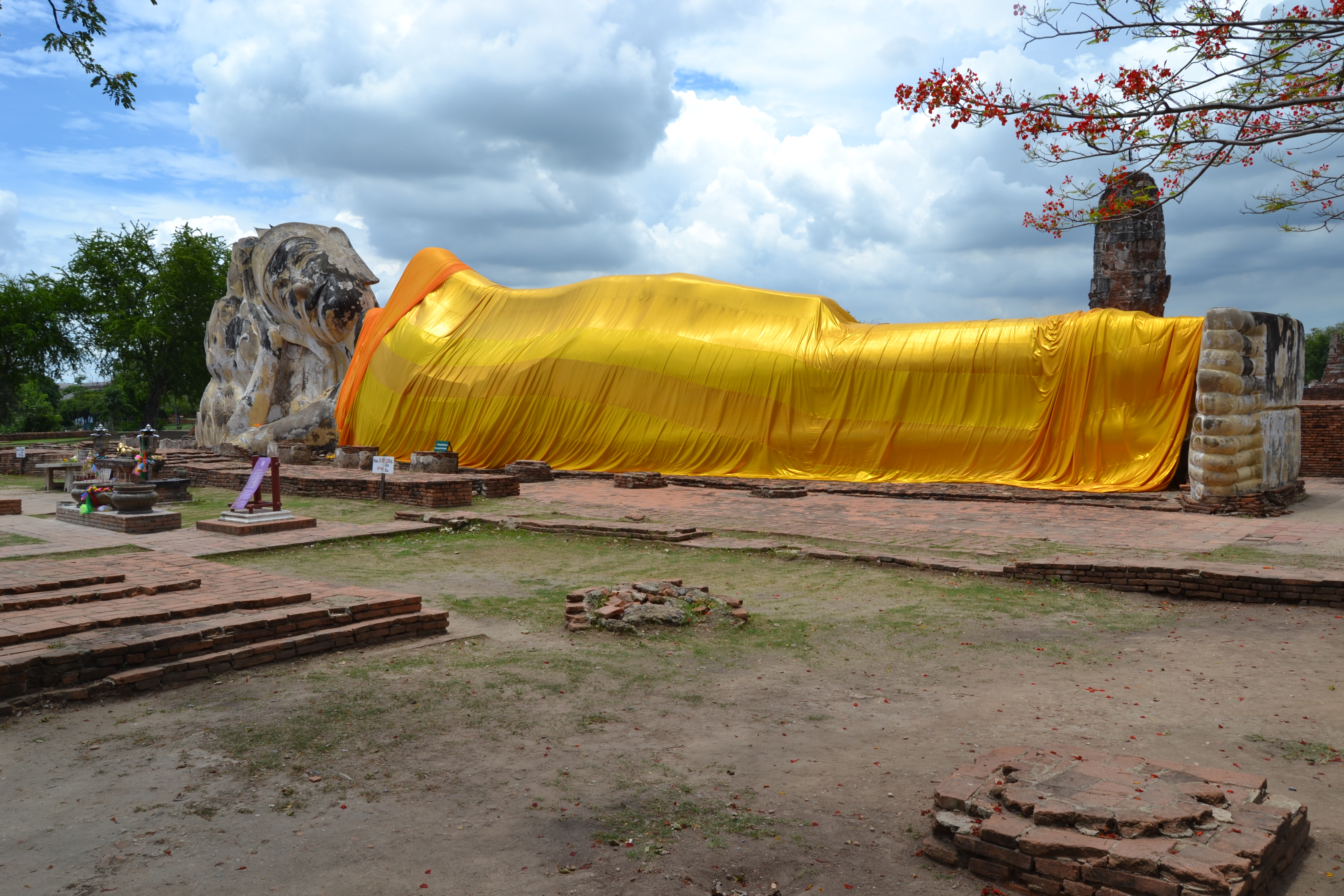 Wat Lokayasutharam, Ayutthaya, Tailandia