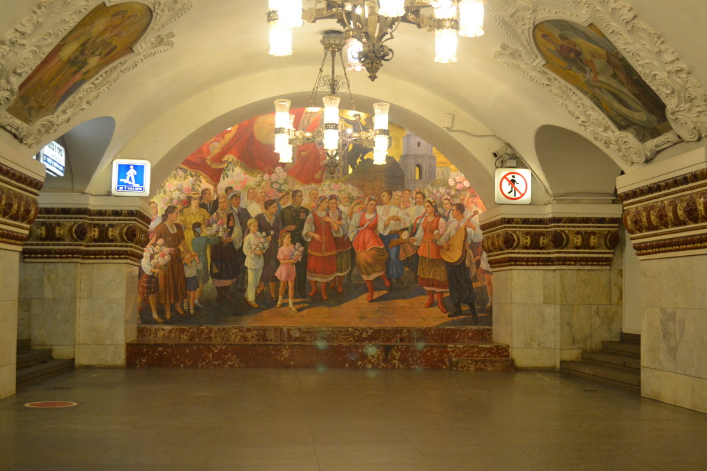 Metro Kievskaya, Moscu, Rusia