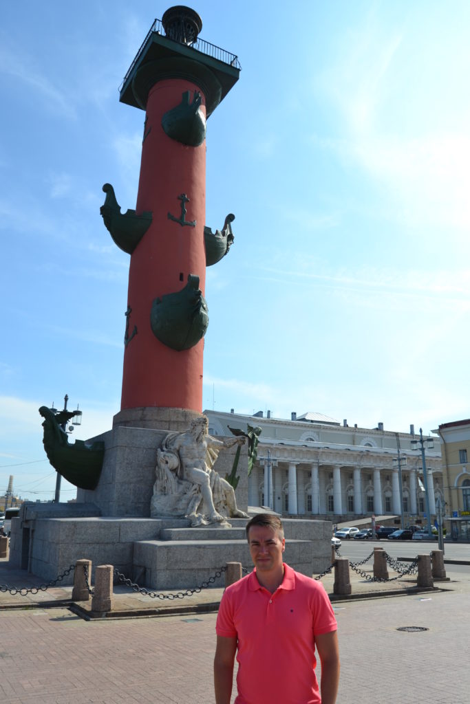 Columnas Rostrales, San Petersburgo, Rusia