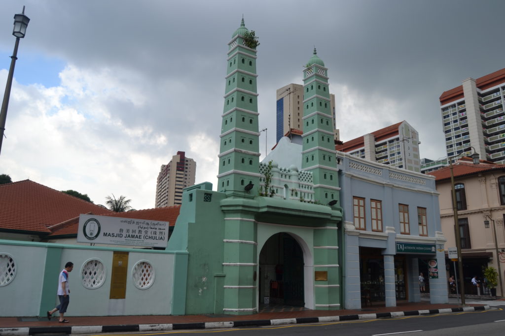 Mezquita Jamae (Chulia), Chinatown, Singapur