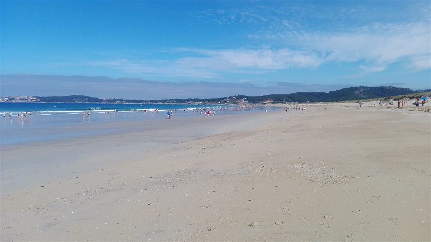 Playa A Lanzada, O Grove, Pontevedra, España