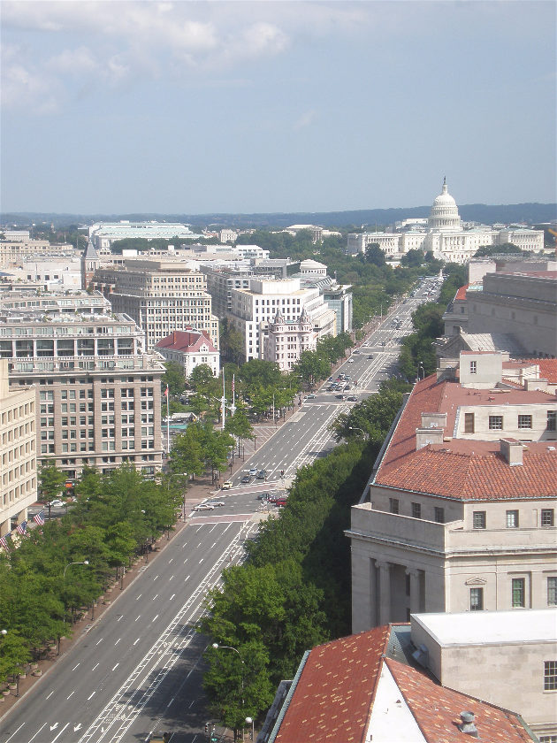 Capitolio desde Old Post Office, Washington, EEUU