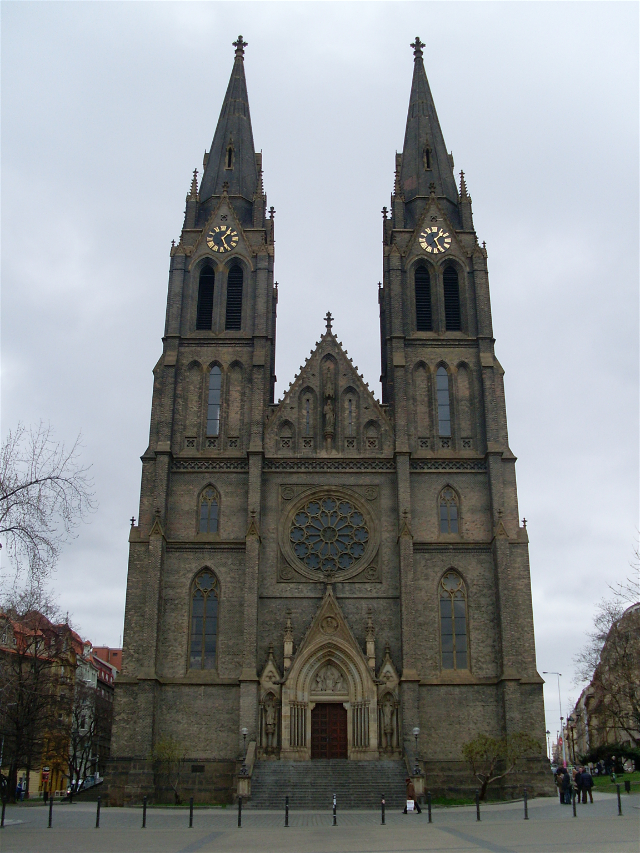 Iglesia Santa Ludmila, Praga, Republica Checa