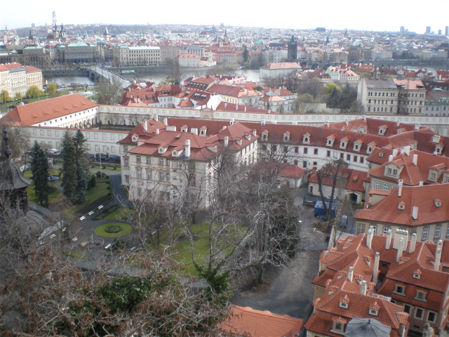 Vista Panoramica Castillo, Praga, Republica Checa
