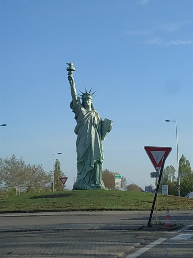 Estatua Libertad, Colmar, Francia