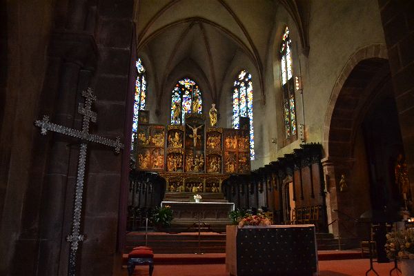 Iglesia Sainte Croix, Kaysersberg, Francia