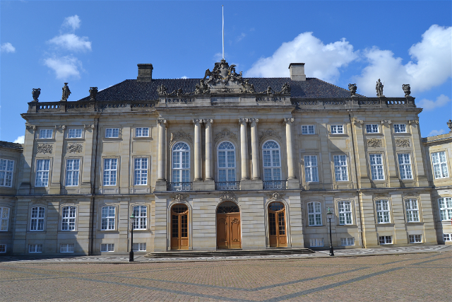 Palacio de Amalienborg, Copenhague, Dinamarca